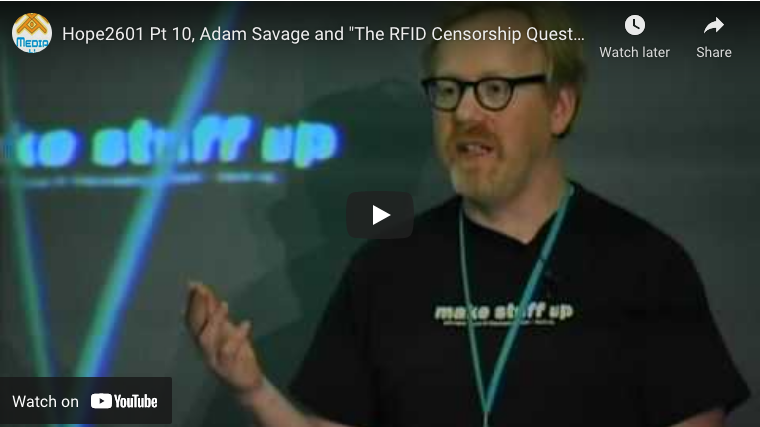 Why the Mythbusters won't do RFID